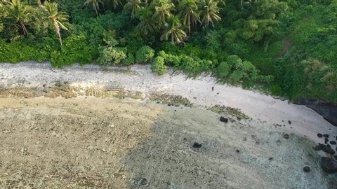 Aerial View of Tikling Island - Matnog Sorsogon, South Luzon, Philippines