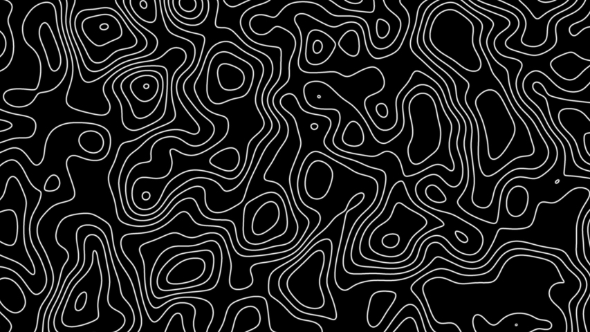 seamless loop fractal lines background topographic Stock Footage Video