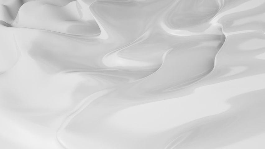 White smooth glossy abstract elegant liquid animation background. White lava, cream, latex, lacquer, varnish wave. Seamless looping animation | Shutterstock HD Video #1038137267