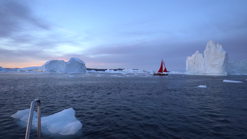 Sailing on the Seas near Greenland image - Free stock photo - Public ...