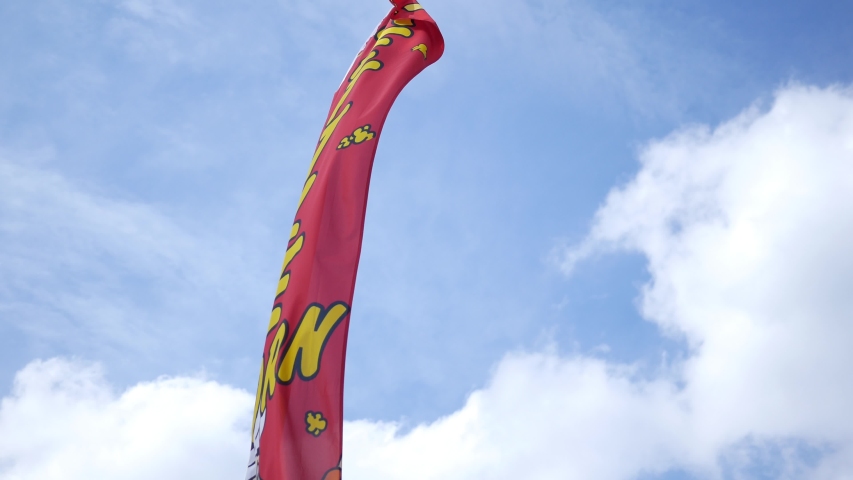 A kettle corn flag waving in the wind

September 30 2019