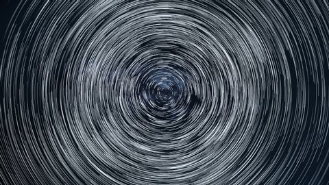 Timelapse of Moving Stars of a Trail in the Night Sky. Milky Way Galaxy.