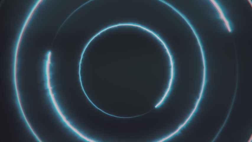 Neon bakcground flying through edless glowing rotating neon triangles creating a tunnel, green violet spectrum, fluorescent 3d rendering infinity light, modern colorful lighting, 4k