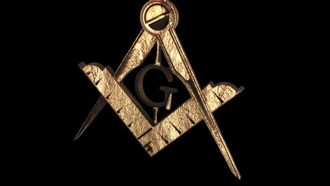 Free Mason - zoom out - Masonic symbols animation