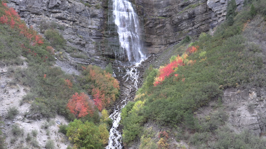 Bridal Veil Falls Landscape In Stock Footage Video 100 Royalty Free Shutterstock