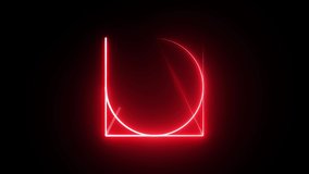 line modern glowing abstract neon background