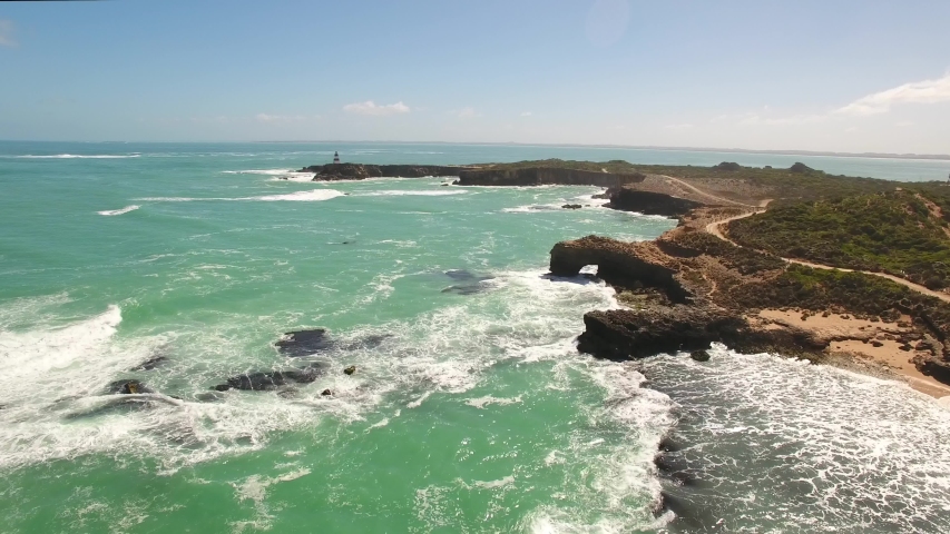 Drone footage from Robe, South Australia