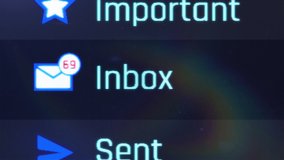 Inbox folder opened with cursor, mailbox interface, communications, Internet. Computer screen close-up - Powered by Shutterstock - Get 15% off with code: PIKWIZARD15