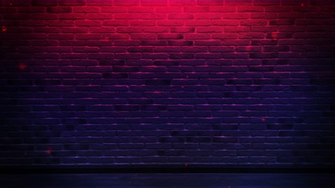 Brick Wall Background Neon Light Stock Photo 1042481041 | Shutterstock