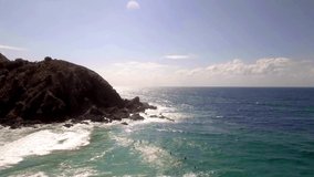 Cape Byron/Australia 6.8.2018 video from Cape Byron,taken by drone camera 