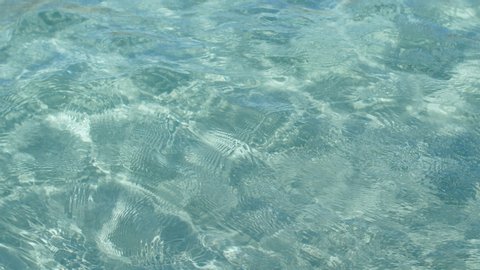 Clear blue water mediterranean sea white sand 