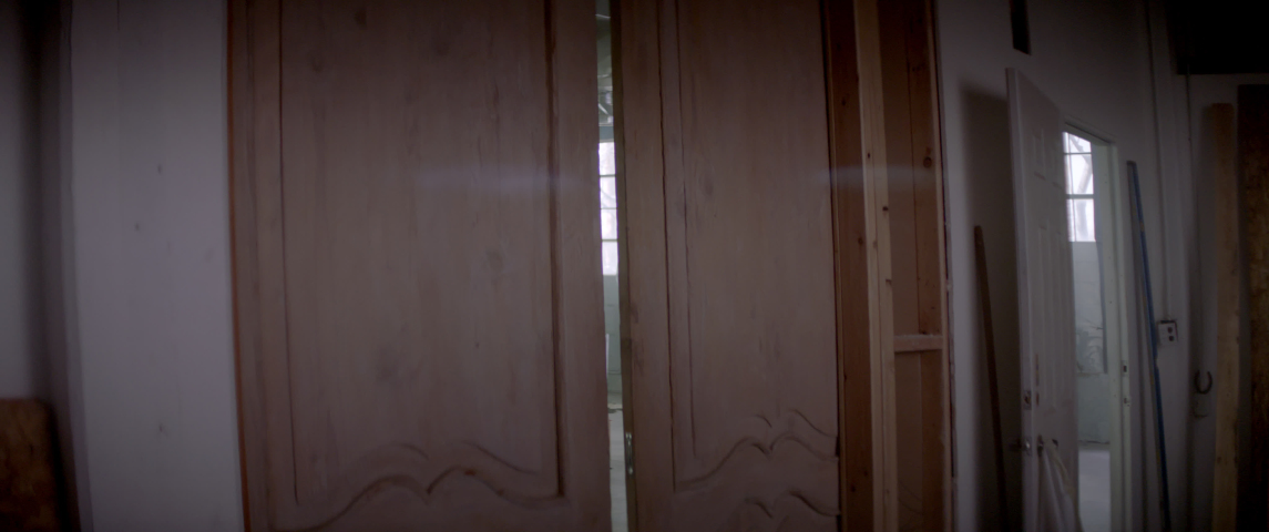 Businesswoman walking into a job site