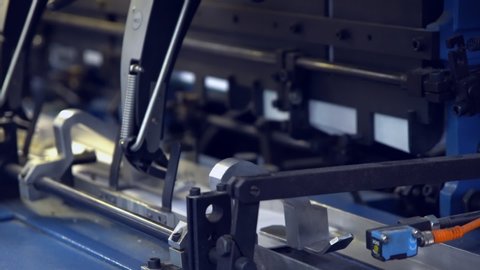 conveyor belt in a printing press