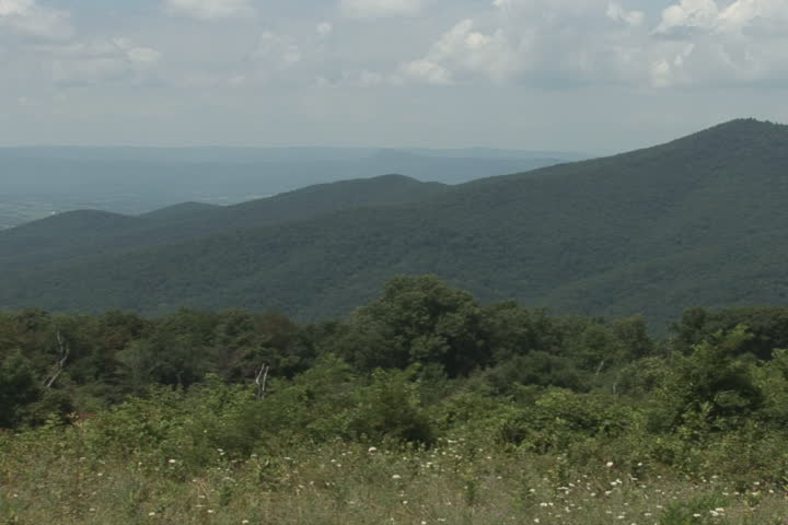 NTSC: Shenandoah Mountains - pan left