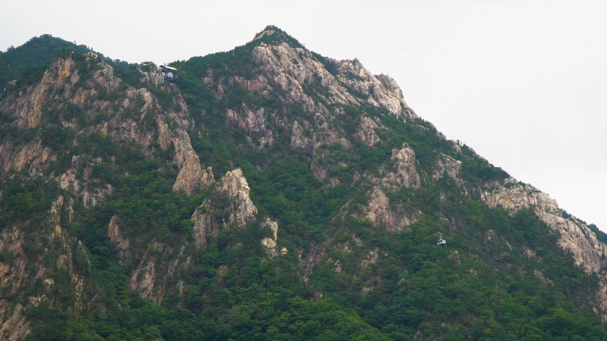 Seoraksan National Park in South Korea is a large nature reserve famous for views and vibrant flora and fauna.  