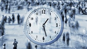 Business  concept or time concept.
Timelapse of people walking overlay with time clock. - Powered by Shutterstock - Get 15% off with code: PIKWIZARD15