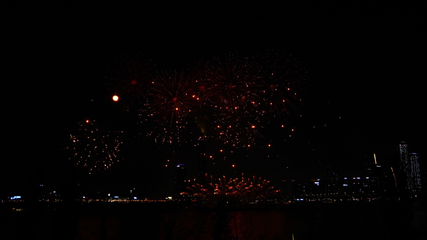 Firework Festival in Seoul Souht Korea