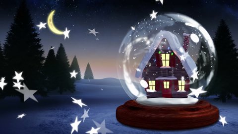 Digital Animation Of Cute Christmas の動画素材 ロイヤリティフリー Shutterstock