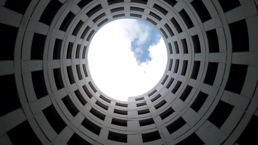 Amazing architecture at parking building in timelapse. Royalty-Free Stock Footage #1038687149