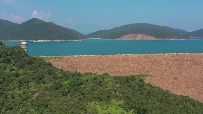 Dam of High Island Reservoir, Sai Kung, Hong Kong