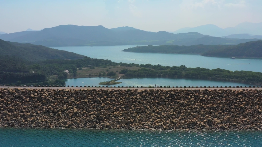 Dam of High Island Reservoir, Sai Kung, Hong Kong