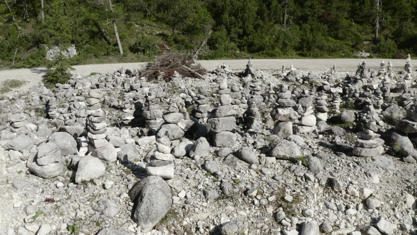 stone figures in the karwendel in Austria