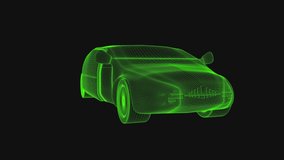 Autonomous Electric Vehicle Wireframe Design Concept 3D Animation - Powered by Shutterstock - Get 15% off with code: PIKWIZARD15