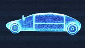 Autonomous Electric Vehicle Wireframe Design Concept 3D Animation - Powered by Shutterstock - Get 15% off with code: PIKWIZARD15