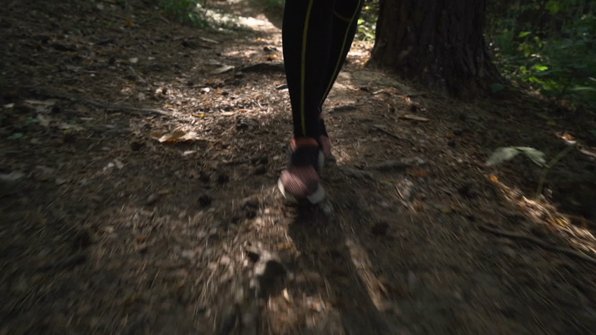 Fitness athletic girl in sportswear doing workout in the park