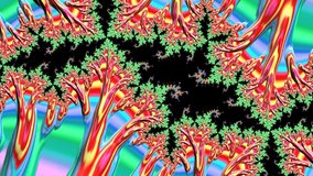 Fractals loops are infinitely complex patterns that are self-similar across different scales.Video clip of the Mandelbrot set to exhibit an elaborate and infinitely complicated boundary