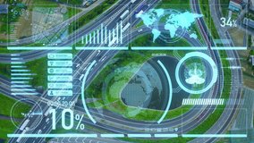 Transportation system concept. Communication network. Autonomous technology.  - Powered by Shutterstock - Get 15% off with code: PIKWIZARD15