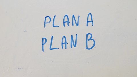 Make alternative plan B for plan A