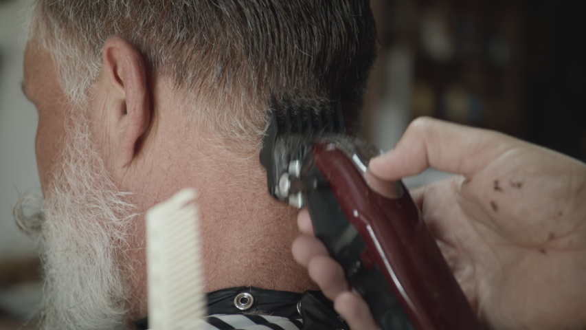how to cut man's hair with electric razor