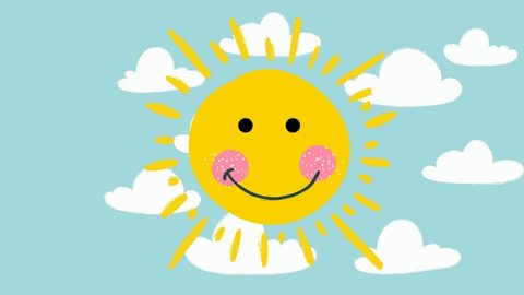 Childs Drawing The Sun Doodle Stock Footage Video 100 Royalty Free 1037976722 Shutterstock