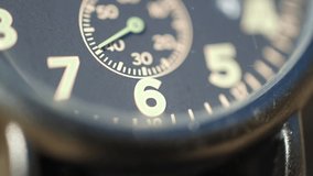 Timelapse of a wrist watch