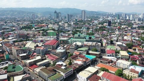 Aerial video Cebu City, Philippines