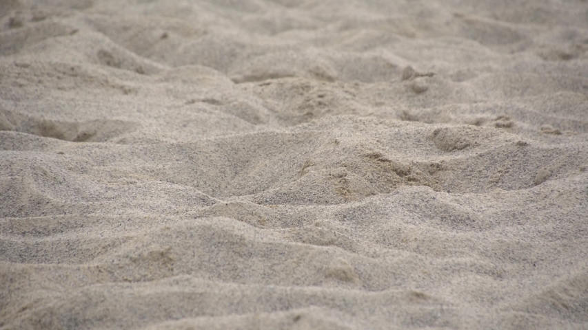 Woman close up jump on fine sand beach volleyball game cup