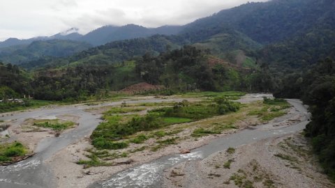 Ketambe, Sumatra - Indonesia 2019, wild river near jungle