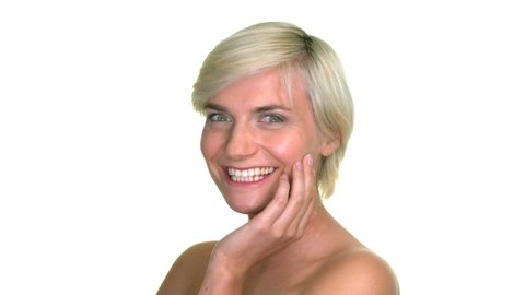 Stunning Attractive Elderly Grayhaired Woman Look Stock Photo (Edit Now