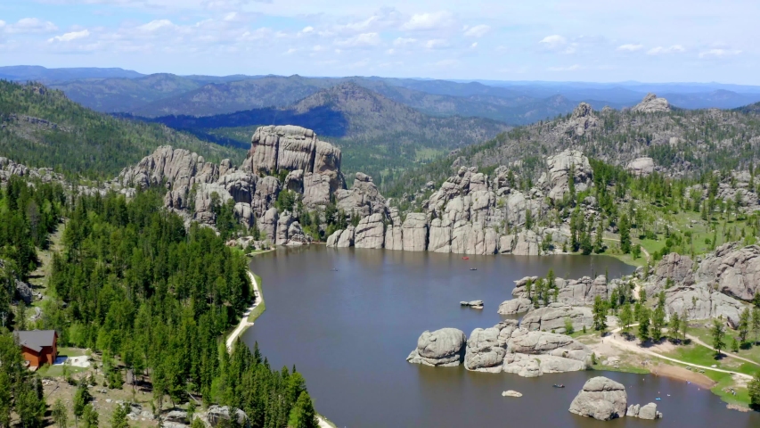 Custer State Park, South Dakota, by 4K Aerial Drone View
