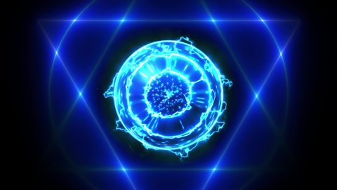 Very Cool Vfx Magic Circle Ring Stock Footage Video (100% Royalty-free ...