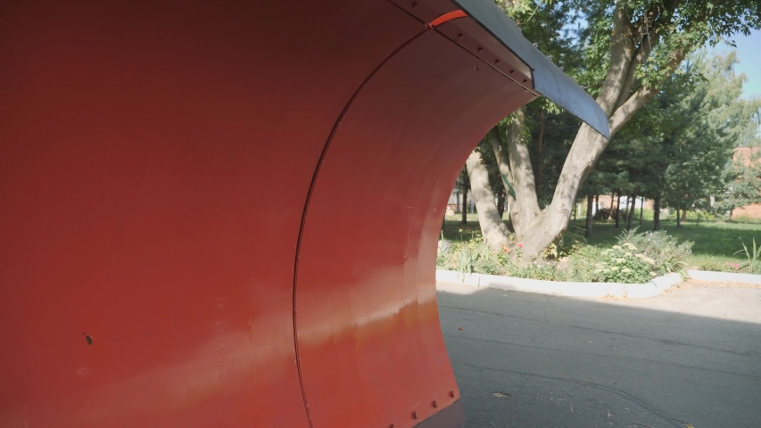 Equipment for cleaning streets and road surfaces.