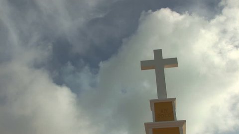 Holy cross. Shot on Bonaire, Netherlands Antilles. Wide