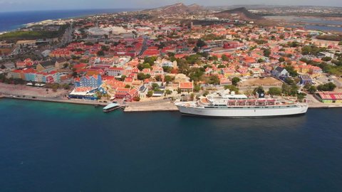 Willemstad / Curaçao - 08 18 2019: Willemstad