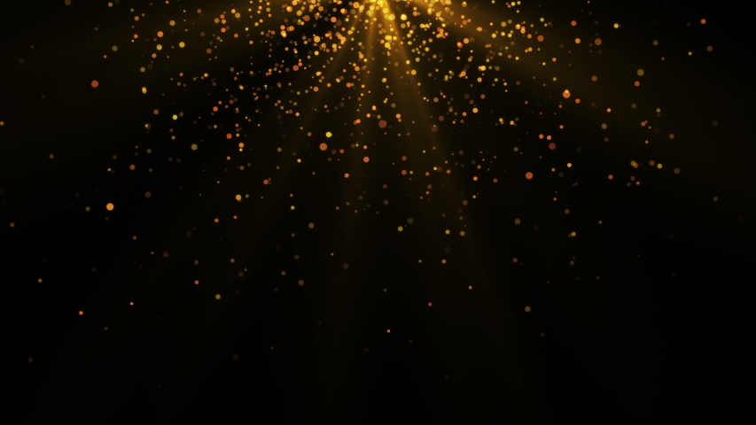 4k abstract gold bokeh background motion Stock Footage Video (100% ...