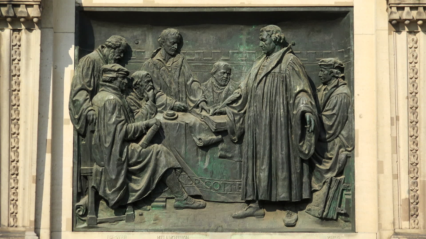 Architectural fragment of the Cathedral in Berlin. Germany.
