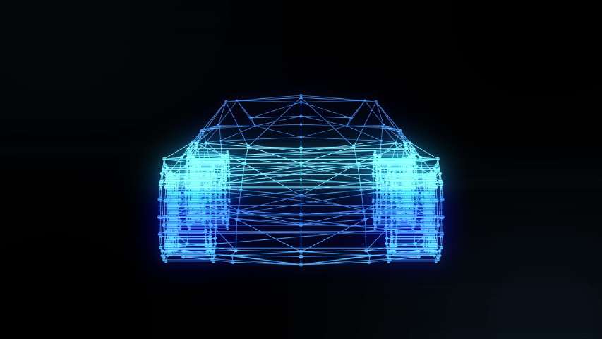 Automotive technology concept. Car electronics. Autonomous driving. Royalty-Free Stock Footage #1039376762