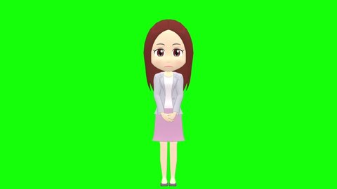 Cute Girl On A Green Stock Footage Video 100 Royalty Free Shutterstock