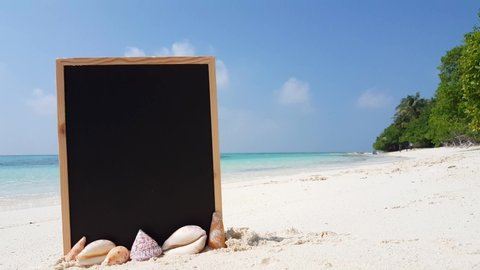 V01929 Maldives Beautiful Beach Background Stock Footage Video 100 Royalty Free 25683125 Shutterstock