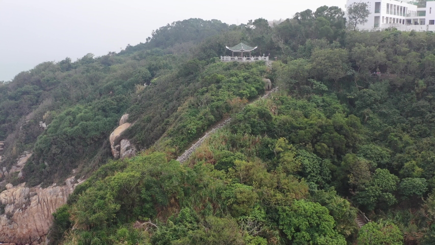 Coastline and Beaches of Chen Chau island, Hong Kong